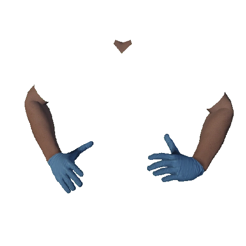 Blue Surgical Gloves