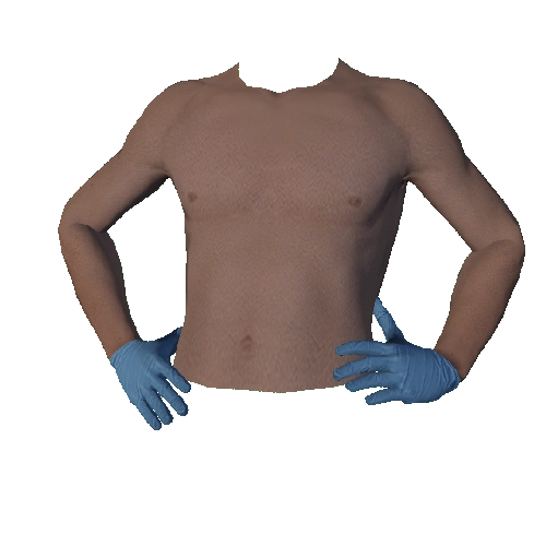 Blue Surgical Gloves
