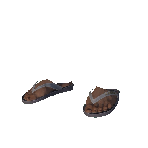 Suburban White Flip-Flops