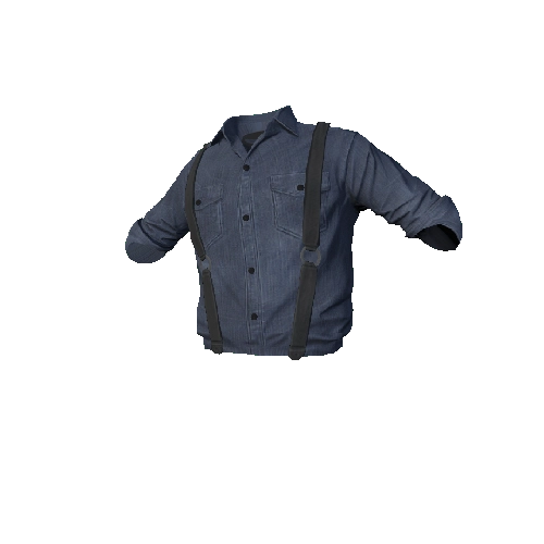 Denim Shirt & Braces