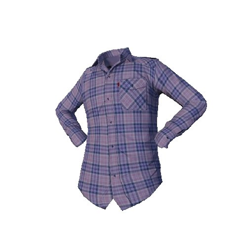 Purple Plaid Untucked