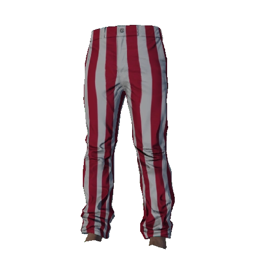 Wide Stripy Chinos