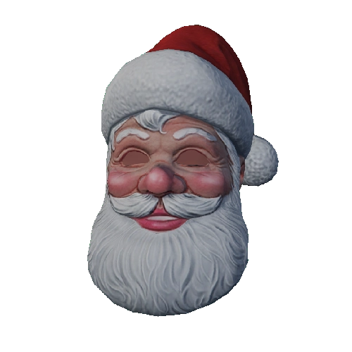 White Santa Mask