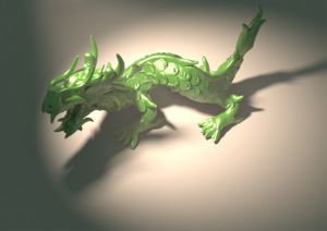 未使用 gobo 过滤器的聚光灯