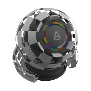 棋盘格贴图 -> 不透明度