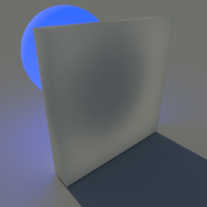 漫反射光线深度：1（默认值）