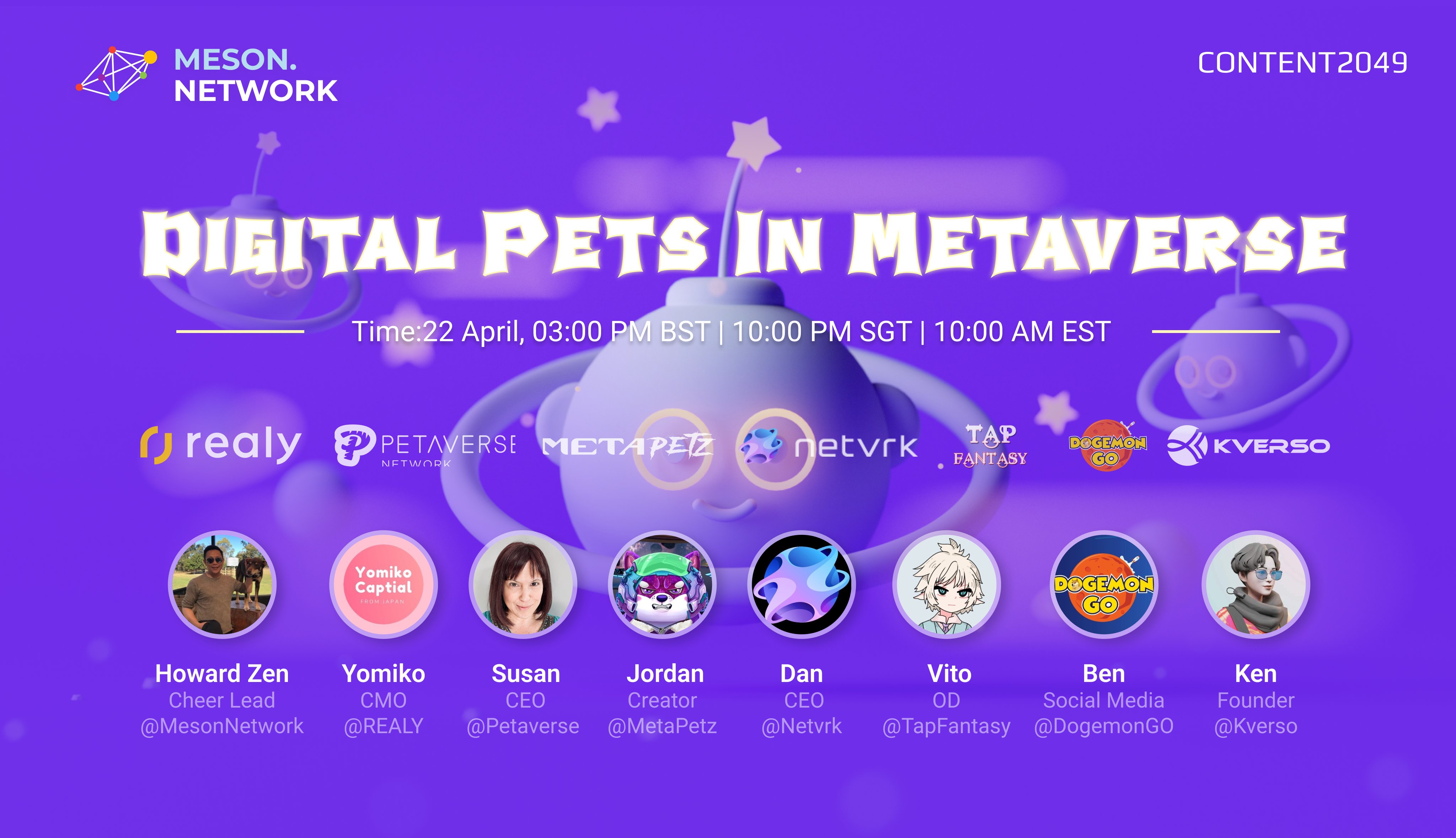 Content2049 EP 15 Digital Pets in Metaverse