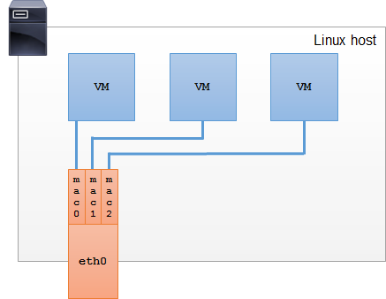 Linux macvlan