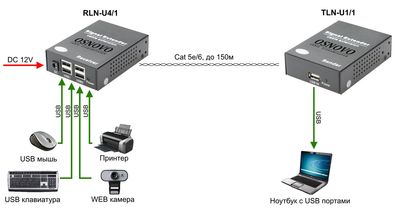 OSNOVO tln-u1/1+rln-u4/1