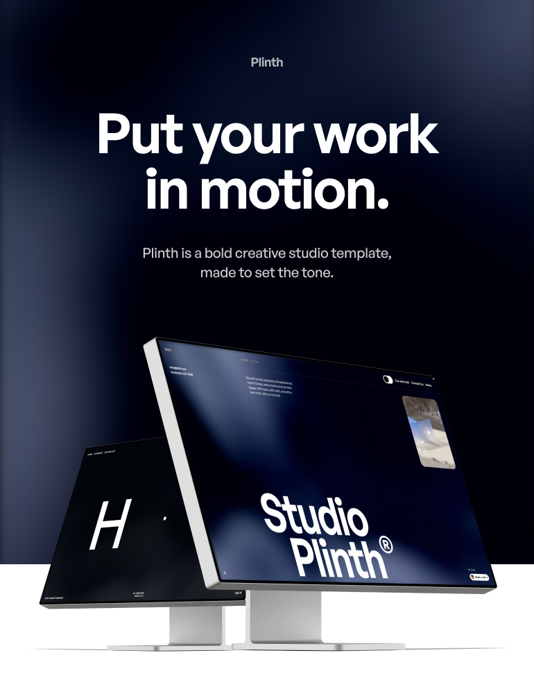 Plinth - Creative Agency & Portfolio HTML Template