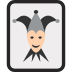 Playing Card Black Joker on EmojiTwo