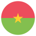 Burkina Faso Flag on EmojiTwo