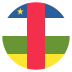 Central African Republic Flag on EmojiTwo