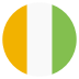 Côte D’ivoire Flag on EmojiTwo