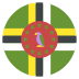 Dominica Flag on EmojiTwo