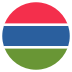 Gambia Flag on EmojiTwo