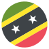 St. Kitts & Nevis Flag on EmojiTwo
