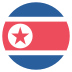 North Korea Flag on EmojiTwo