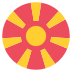 North Macedonia Flag on EmojiTwo