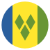 St. Vincent & Grenadines Flag on EmojiTwo