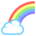 Rainbow on EmojiTwo
