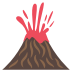 Volcano on EmojiTwo