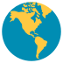 Earth Globe Americas on EmojiTwo