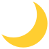 Crescent Moon on EmojiTwo