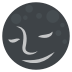 New Moon With Face on EmojiTwo