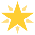 Glowing Star on EmojiTwo