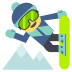 Snowboarder on EmojiTwo