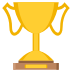 Trophy on EmojiTwo