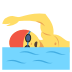Swimmer on EmojiTwo