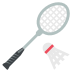 Badminton Racquet And Shuttlecock on EmojiTwo