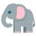 Elephant on EmojiTwo