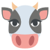 Cow Face on EmojiTwo