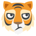Tiger Face on EmojiTwo