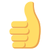 Thumbs Up Sign on EmojiTwo