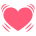 Beating Heart on EmojiTwo