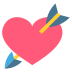 Heart With Arrow on EmojiTwo