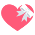 Heart With Ribbon on EmojiTwo