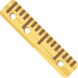 Straight Ruler on EmojiTwo