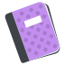 Notebook With Decorative Cover on EmojiTwo