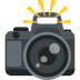 Camera With Flash on EmojiTwo