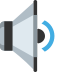 Speaker With One Sound Wave on EmojiTwo