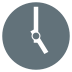 Clock Face Five Oclock on EmojiTwo