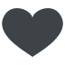 Black Heart on EmojiTwo