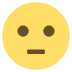 Neutral Face on EmojiTwo