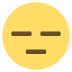 Expressionless Face on EmojiTwo