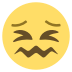 Confounded Face on EmojiTwo